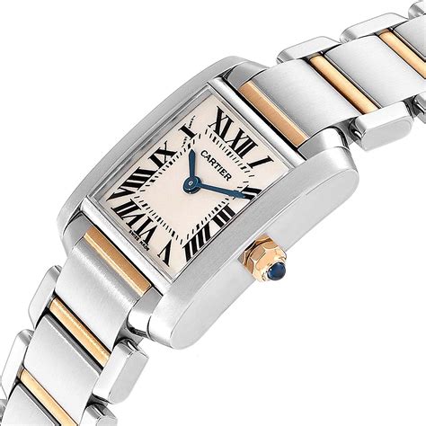 cartier tank francaise small gold.